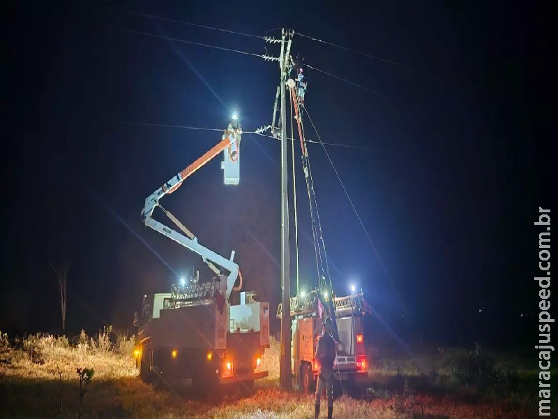 Energia é retomada em 75% dos locais atingidos por ventos de até 115 km/h Energia é retomada em 75% dos locais atingidos por ventos de até 115 km/h