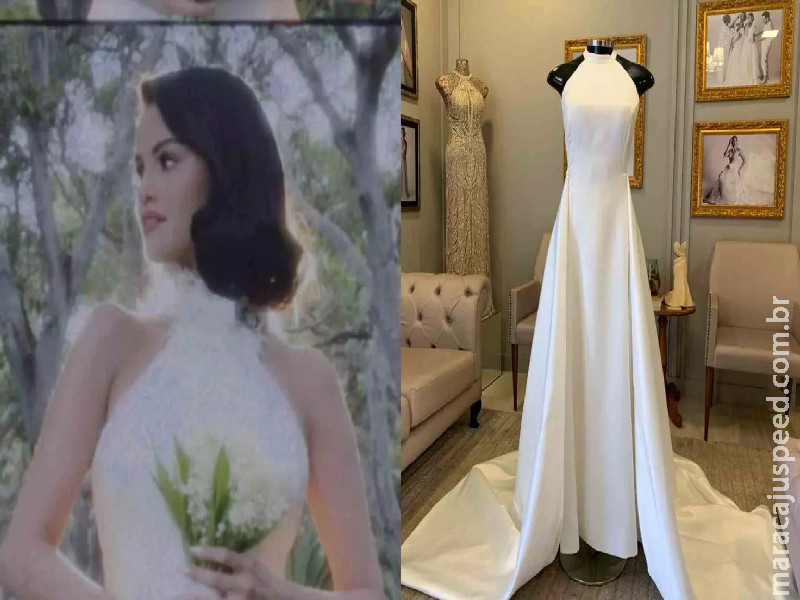 Já é tendência? Vestido de Selena Gomez revela preferência entre noivas de Campo Grande Já é tendência? Vestido de Selena Gomez revela preferência entre noivas de Campo Grande