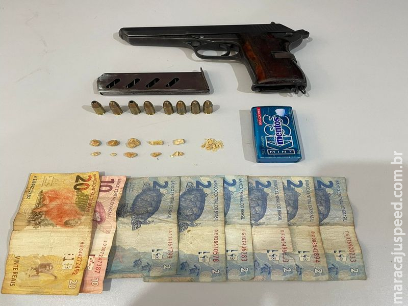 Maracaju: Força Tática prende suspeitos e apreende pistola 9mm em Vista Alegre