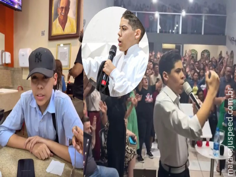 Polêmico, ‘pastor mirim’ vai ao Thomaz Lanches antes de culto arrebatador em Campo Grande Polêmico, ‘pastor mirim’ vai ao Thomaz Lanches antes de culto arrebatador em Campo Grande