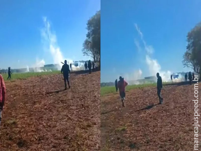 VÍDEO: Indígenas e policiais entram em conflito em aldeia de Caarapó
