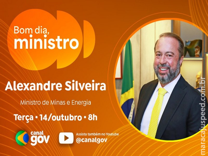Alexandre Silveira aborda gratuidade na energia elétrica e no gás de cozinha para a população no “Bom Dia, Ministro”