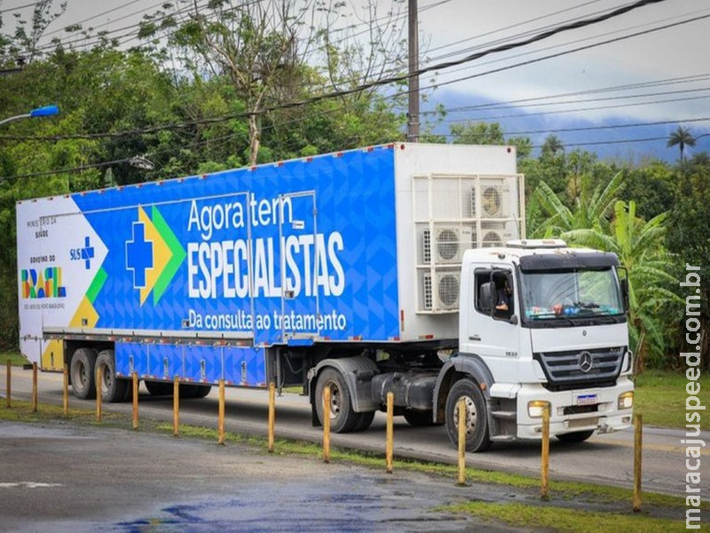 Carretas do Agora Tem Especialistas levam exames e diagnóstico de câncer a mulheres atendidas pelo SUS em Campo Grande (MS) Carretas do Agora Tem Especialistas levam exames e diagnóstico de câncer a mulheres atendidas pelo SUS em Campo Grande (MS)