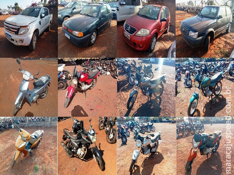 Detran/MS leiloa 13 carros e 96 motos em Dourados Detran/MS leiloa 13 carros e 96 motos em Dourados