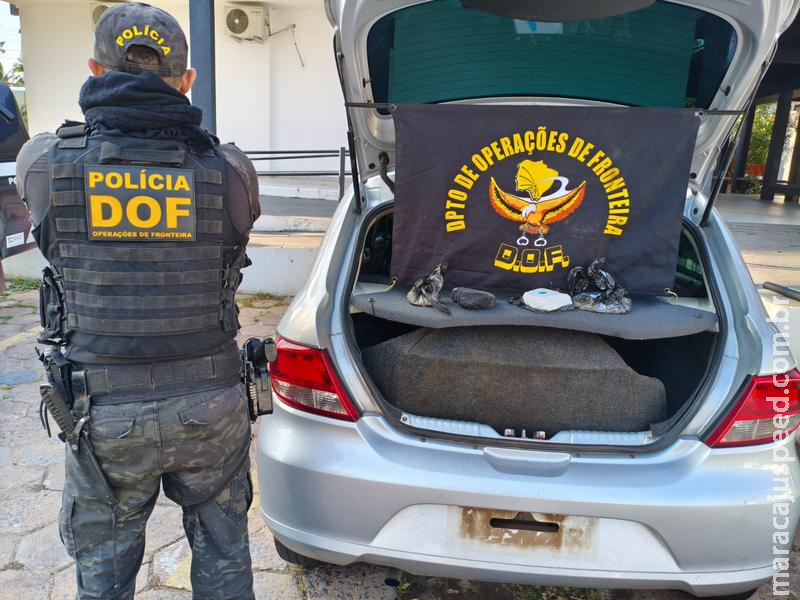 DOF apreende cocaína que seria entregue em Rio Grande do Sul DOF apreende cocaína que seria entregue em Rio Grande do Sul