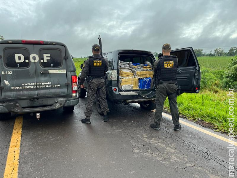 DOF apreende mais de 350 quilos de drogas que seriam entregues no Rio Grande do Sul DOF apreende mais de 350 quilos de drogas que seriam entregues no Rio Grande do Sul