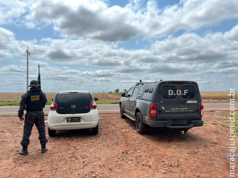 DOF recupera carro furtado no domingo no Rio Grande do Sul