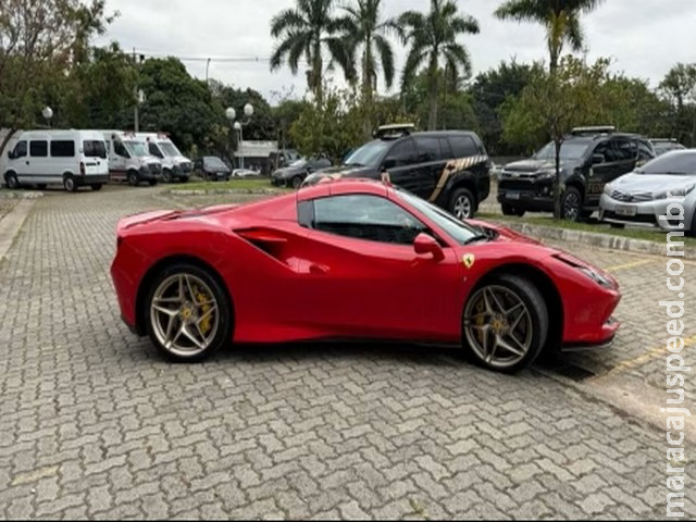 Ferrari F8 Spider de R$ 4 milhões é apreendida em operação que mirou sindicato ligado a irmão de Lula Ferrari F8 Spider de R$ 4 milhões é apreendida em operação que mirou sindicato ligado a irmão de Lula
