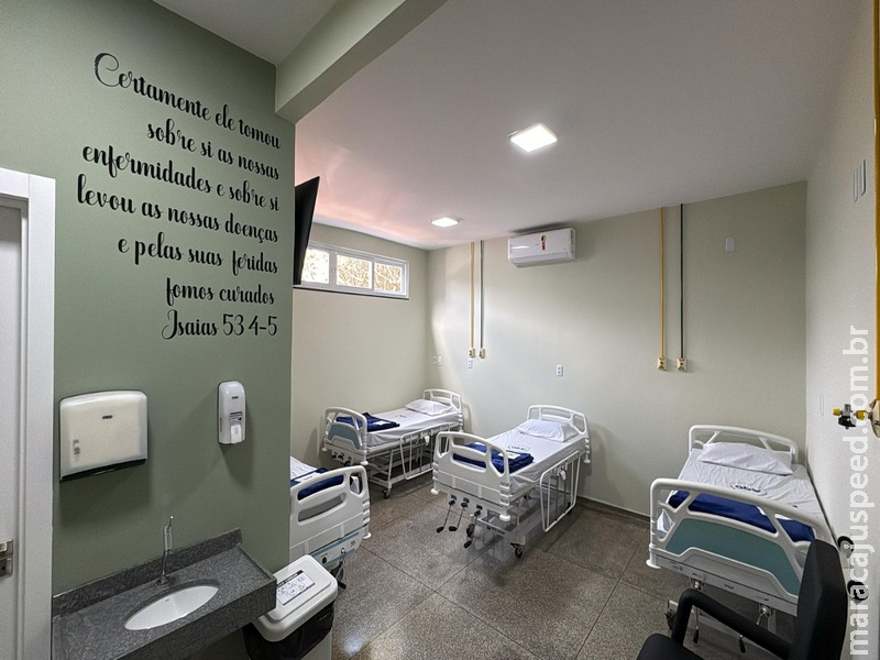 Maracaju: Com recursos do Churrasco Beneficente, Hospital Soriano Corrêa da Silva entrega primeira enfermaria totalmente reformada