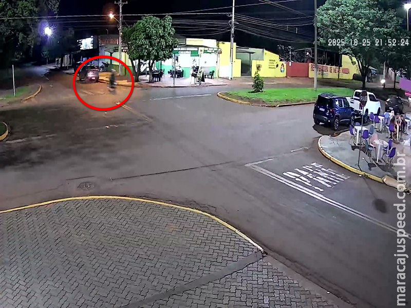 Maracaju: Jovem de 19 anos sofre fratura exposta após colidir com carro estacionado