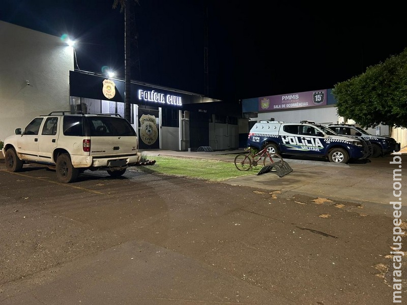Motorista embriagado é preso em Maracaju após destruir lixeiras e resistir à abordagem policial