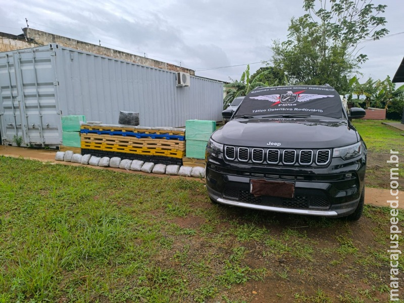 Polícia Militar Rodoviária apreende mais de R$ 1,7 milhão em drogas na MS-156 em Caarapó Polícia Militar Rodoviária apreende mais de R$ 1,7 milhão em drogas na MS-156 em Caarapó