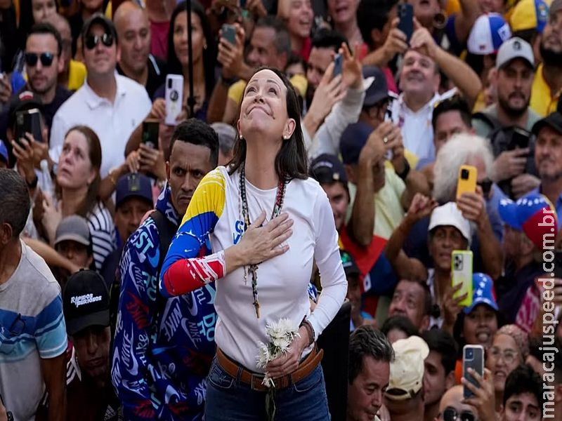 Prêmio Nobel da Paz 2025 vai para María Corina Machado por sua luta pela democracia e contra ditadura na Venezuela Prêmio Nobel da Paz 2025 vai para María Corina Machado por sua luta pela democracia e contra ditadura na Venezuela