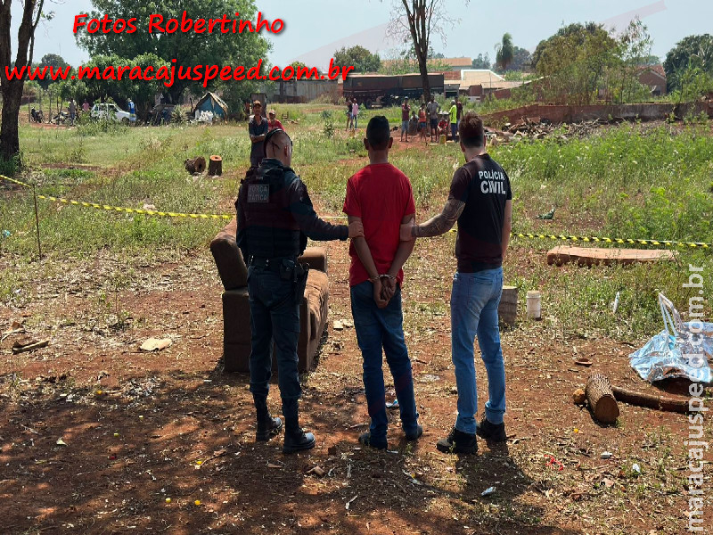 Preso enquanto dormia: Autor de homicídio brutal confessa ter matado homem a pauladas em Maracaju Preso enquanto dormia: Autor de homicídio brutal confessa ter matado homem a pauladas em Maracaju
