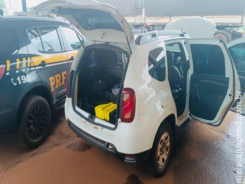 PRF apreende 435 Kg de maconha em Rio Brilhante (MS) PRF apreende 435 Kg de maconha em Rio Brilhante (MS)