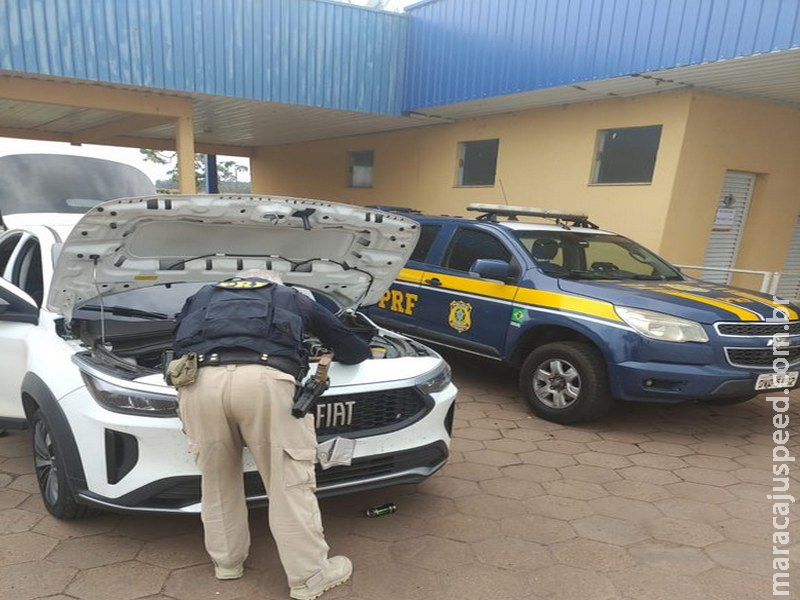 PRF recupera veículo em Bataguassu (MS) PRF recupera veículo em Bataguassu (MS)