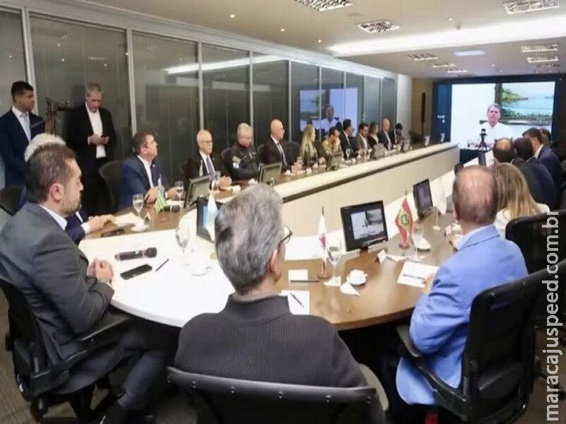 Riedel defende integração entre estados para enfrentar crime organizado Riedel defende integração entre estados para enfrentar crime organizado