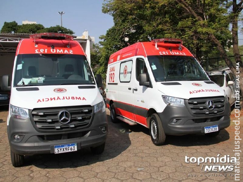 Ambulâncias paradas em galpão fazem 