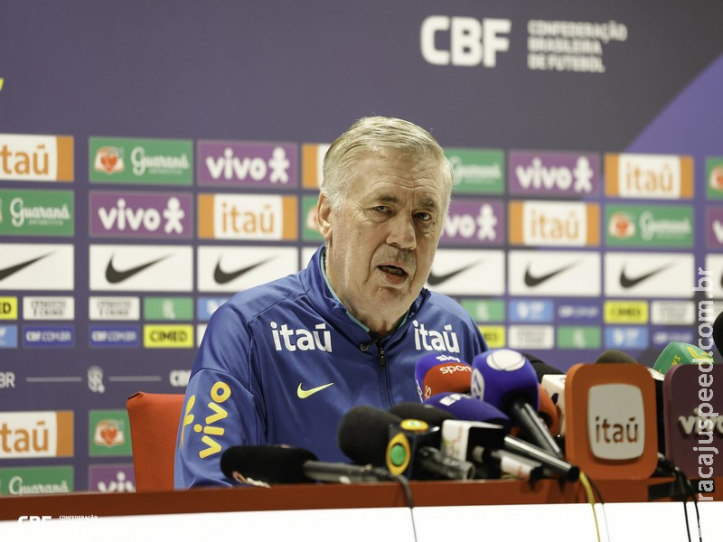 Ancelotti projeta amistoso contra a Tunísia e fala sobre possível estreia de Luciano Juba na Seleção