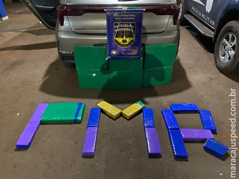 BPMRv apreende mais de 52 kg de maconha em Nova Andradina durante operação