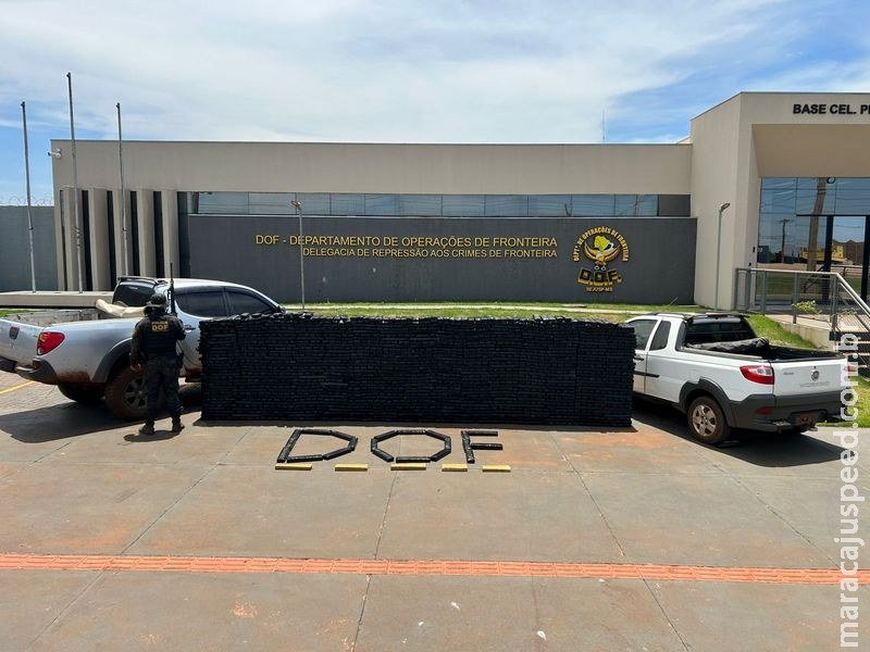 DOF apreende 2,1 toneladas de drogas avaliadas em mais de R$ 4,5 milhões