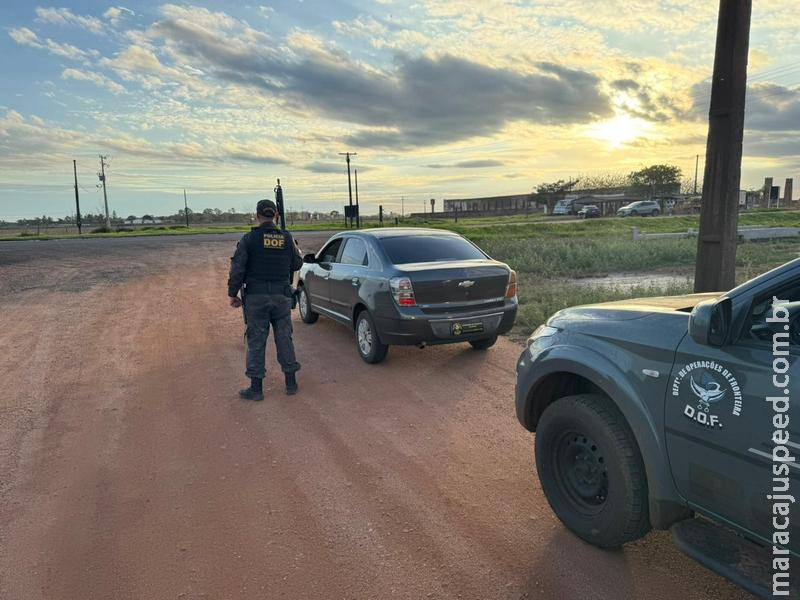 DOF recupera veículo furtado no Paraná que seria usado no contrabando