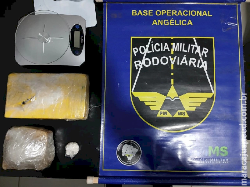 Dupla é presa em Deodápolis com cocaína e pasta-base durante fiscalização na MS-276 