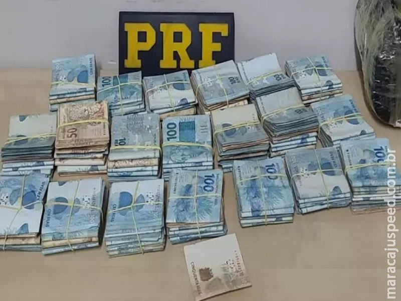 Em ônibus a polícia encontra R$ 200 mil em espécie