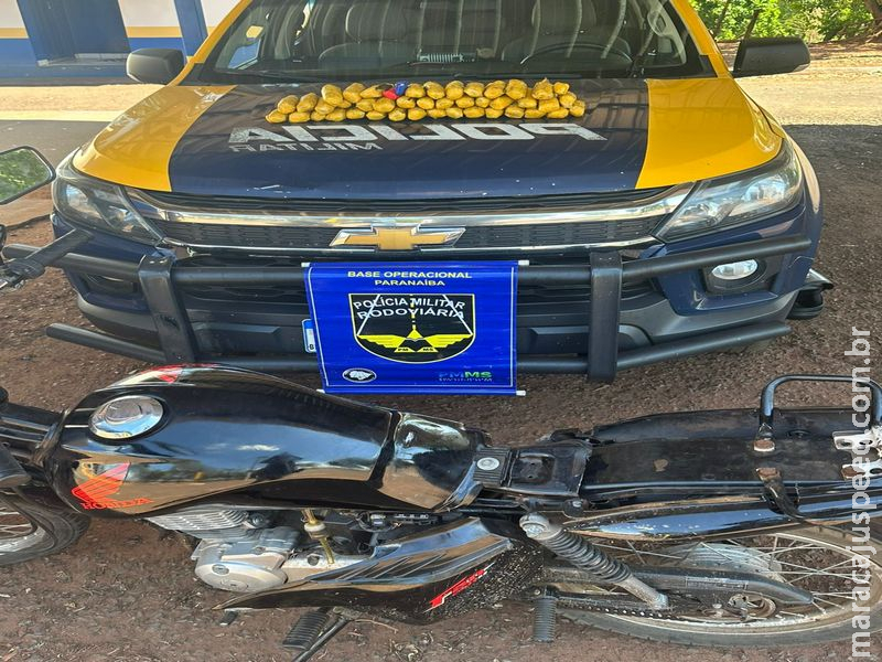 Haxixe marroquino avaliado em R$ 314 mil é encontrado em fundo falso de moto em Paranaíba