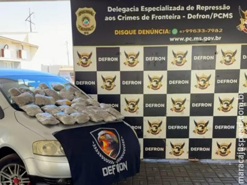 Homem é preso pela Polícia Civil, em Dourados, com 12 kg de skunk para “uso pessoal”