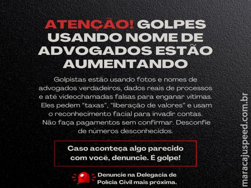 Maracaju: Golpes envolvendo falsos advogados estão crescendo na região