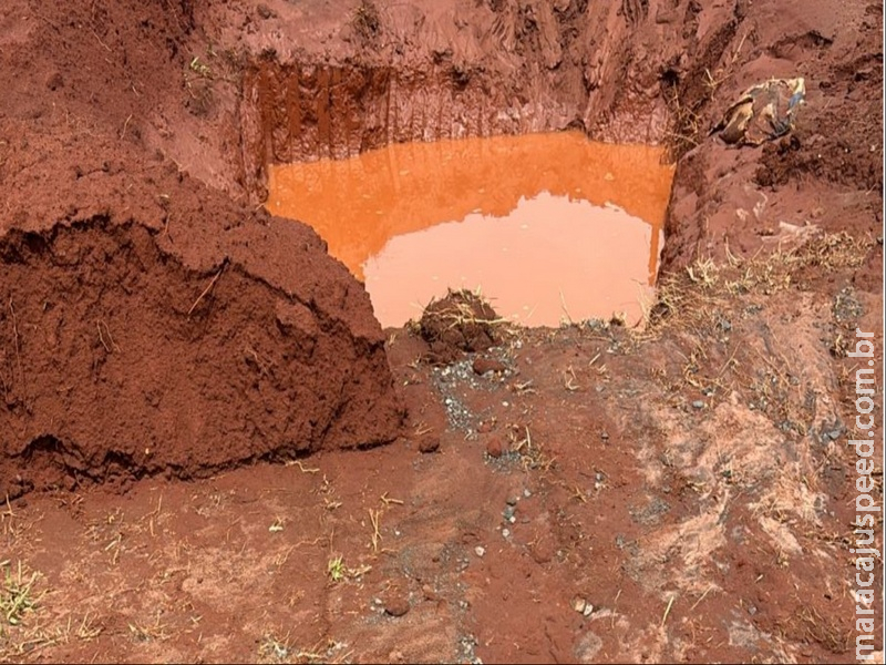 Menino de 8 anos morre afogado após cair em buraco de temporal em Jaraguari