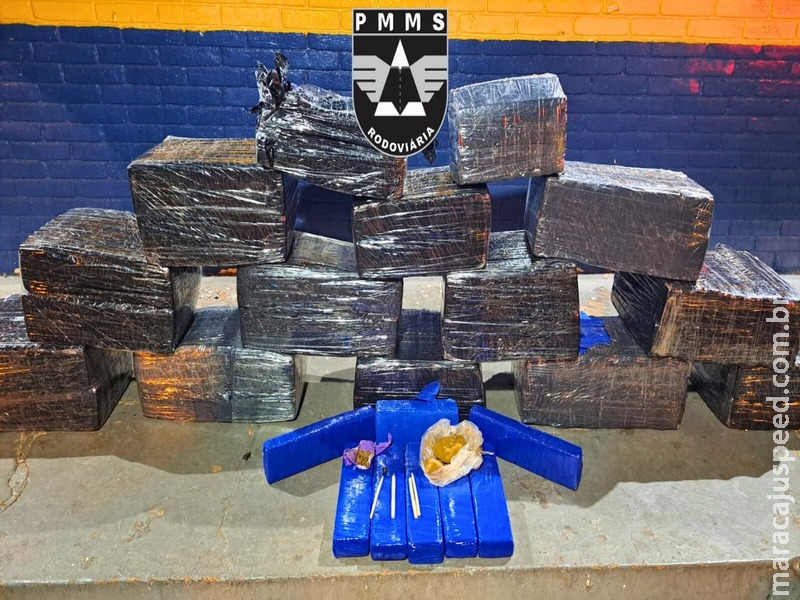 Motorista confessa espontaneamente e Polícia apreende carga de R$ 485 mil em drogas na MS-156