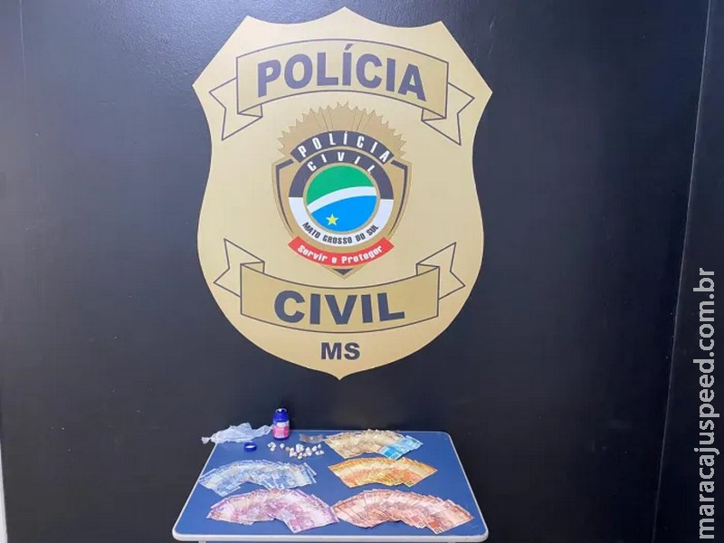 Polícia Civil fecha “boca de fumo” em Mundo novo e prende traficante em flagrante