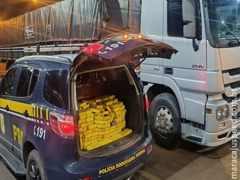 PRF apreende 153 Kg de cocaína em Bandeirantes (MS)