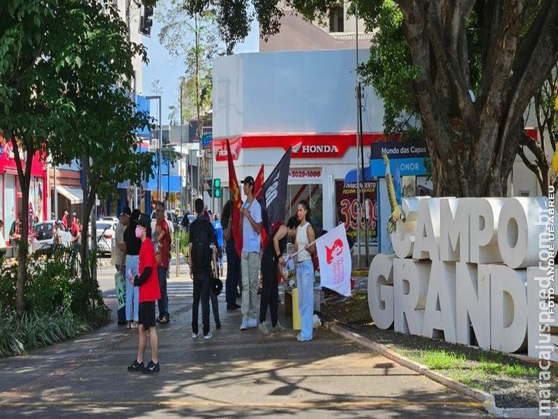 Protesto da esquerda contra PM tem pouca adesão em MS e ocorre após operação elogiada pela maioria dos brasileiros
