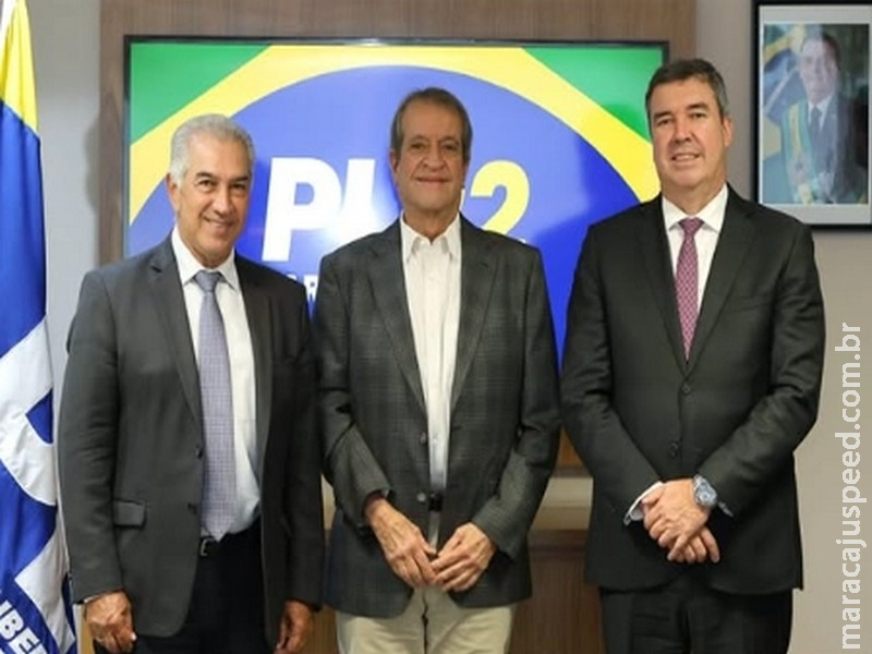 Riedel e Reinaldo se reúnem com Valdemar Costa Neto em Brasília para alinhar apoio do PL à reeleição do governador