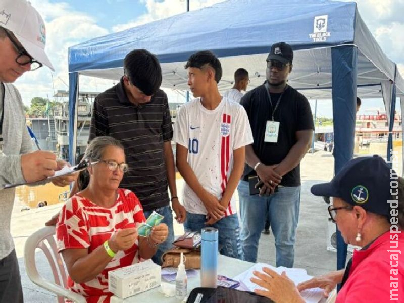 Saúde leva Projeto Navio nas comunidades ribeirinhas do Pantanal