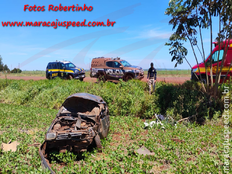 Tragédia na BR-267: Homem morre em capotamento e polícia descobre carga de contrabando no veículo