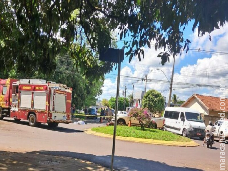 Acidente entre caminhonete e moto deixa uma vítima fatal em Ponta Porã