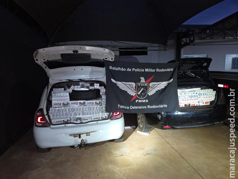 BPMRv apreende cigarros, medicamentos para emagrecimento e mercadorias ilegais durante ação da Operação Boas Festas em Ponta Porã