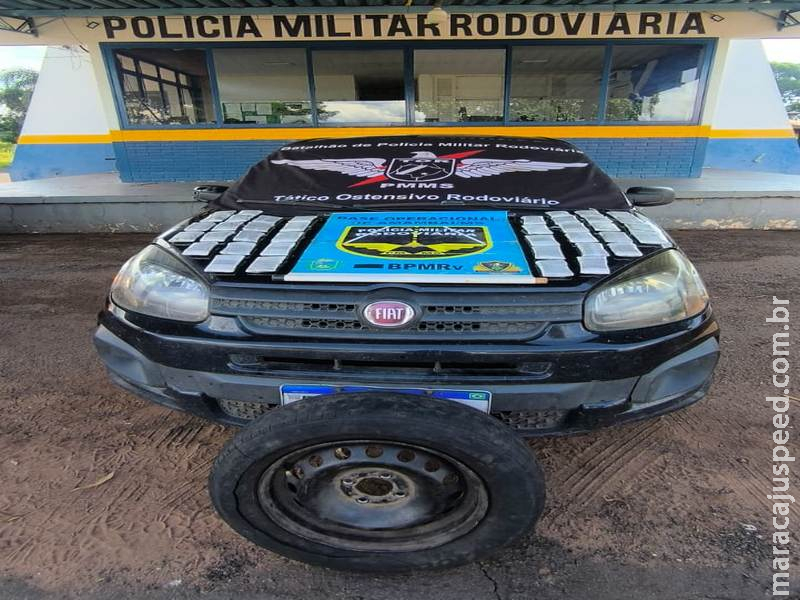 BPMRv apreende haxixe marroquino durante fiscalização na MS-289