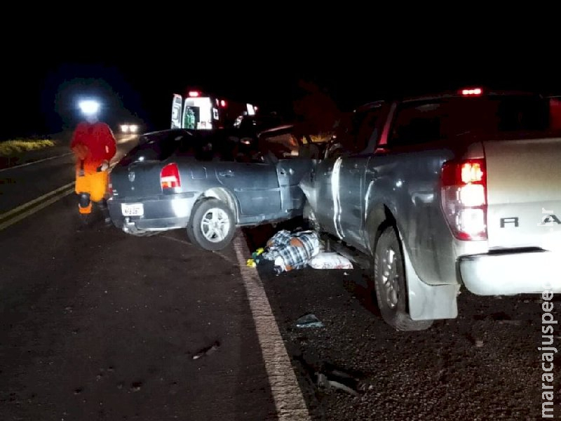 Casal de idosos morre em acidente entre Campo Grande e Ribas do Rio Pardo 