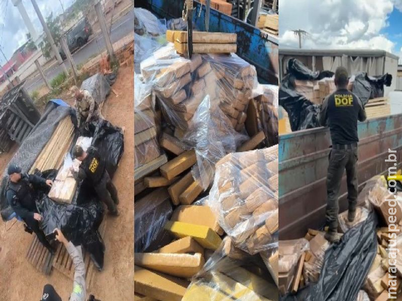 Com carga de portas, caminhoneiro é preso com maconha avaliada em R$ 12 milhões