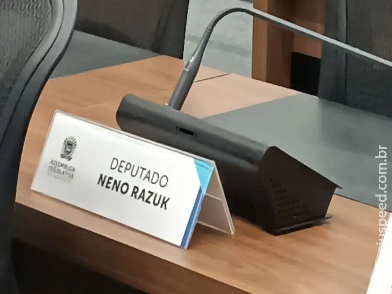 Condenado, Neno Razuk participa remotamente da última sessão da Alems