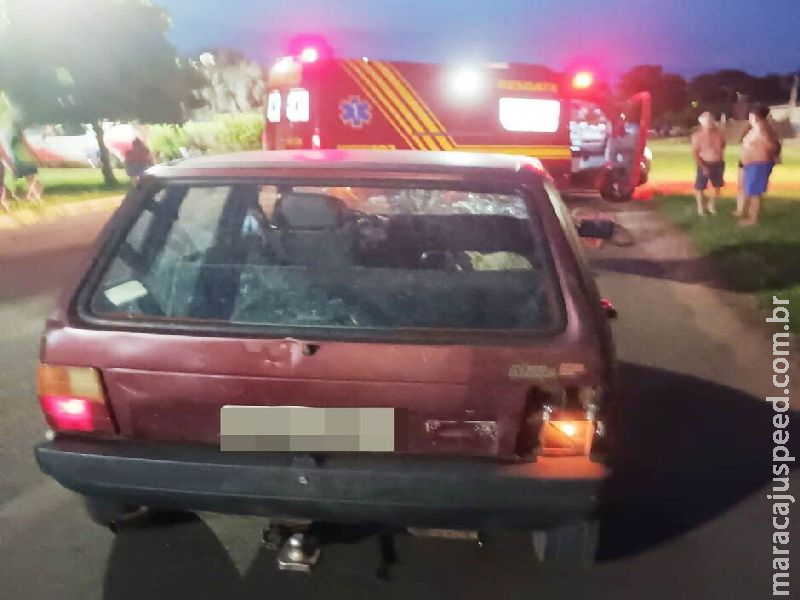 Corpo de Bombeiros socorre ciclista atropelado em Amambai e população cobra fiscalização na região 