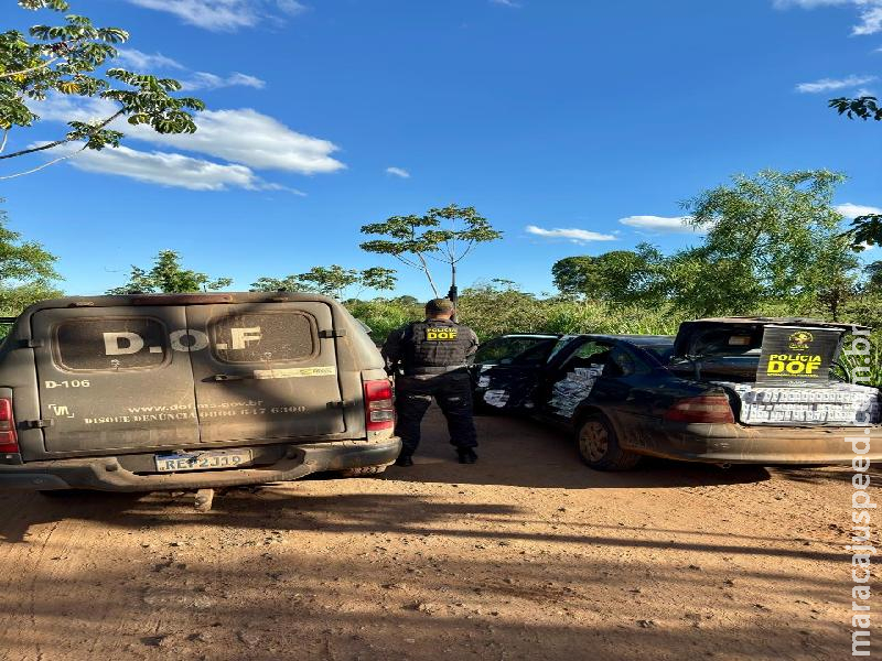 DOF apreende carro carregado com cigarros e agrotóxicos em aldeia indígena