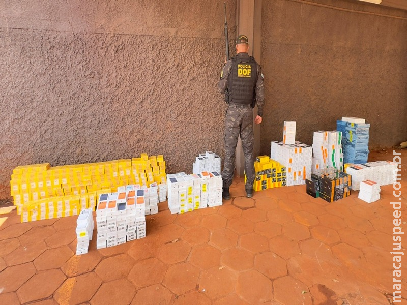 DOF apreende mais de R$ 5 milhões em celulares e eletrônicos que seguiam para São Paulo