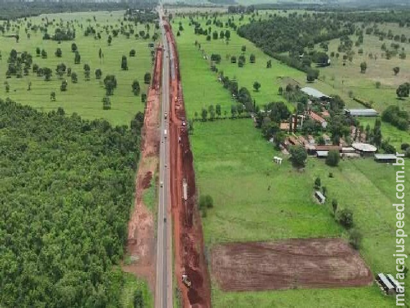  Duplicação da BR-163 chega à fase de pavimentação na região da Capital 