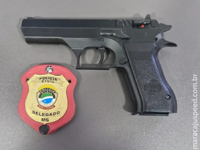 Em ações preventivas de enfrentamento à violência doméstica, Polícia Civil prende homem em Bataguassu e apreende arma de fogo e simulacro